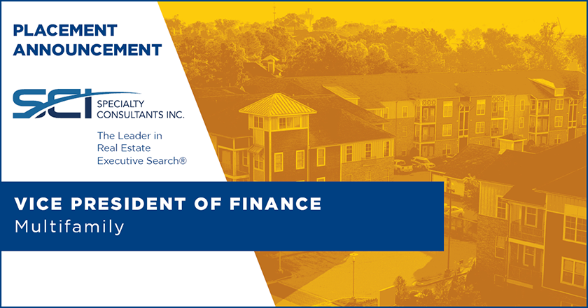 Vice President of Finance Multifamily
