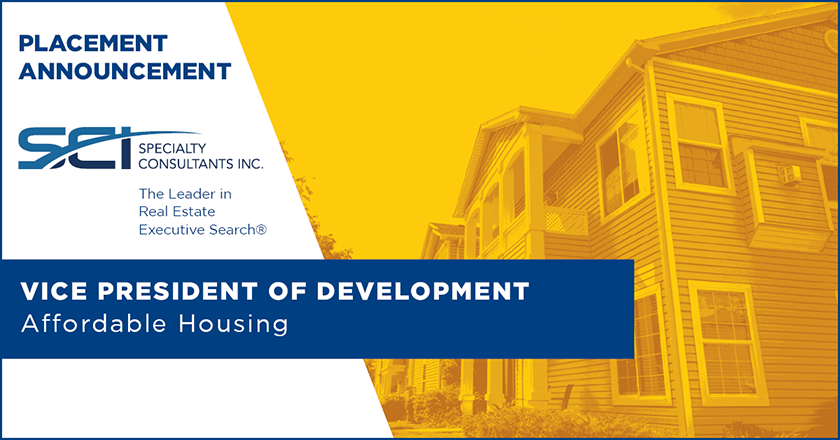 Vice President of Development Affordable Housing