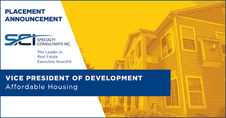 Vice President of Development Affordable Housing